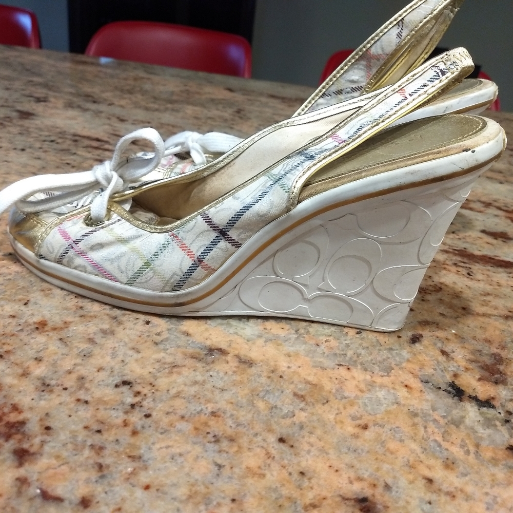 Coach wedges